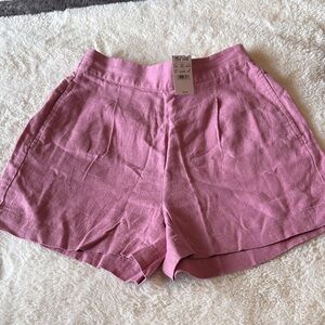 Madewell High Waist Pink Shorts